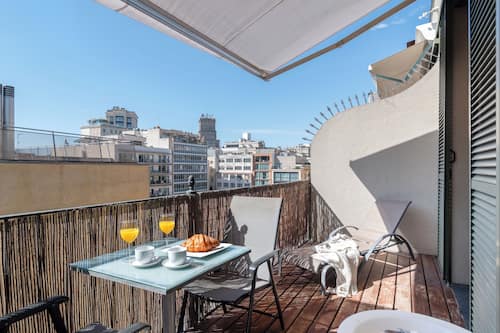Penthouse, Courtyard View | Terrace/patio
