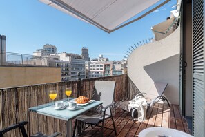 Penthouse, vue cour intérieure | Terrasse/Patio
