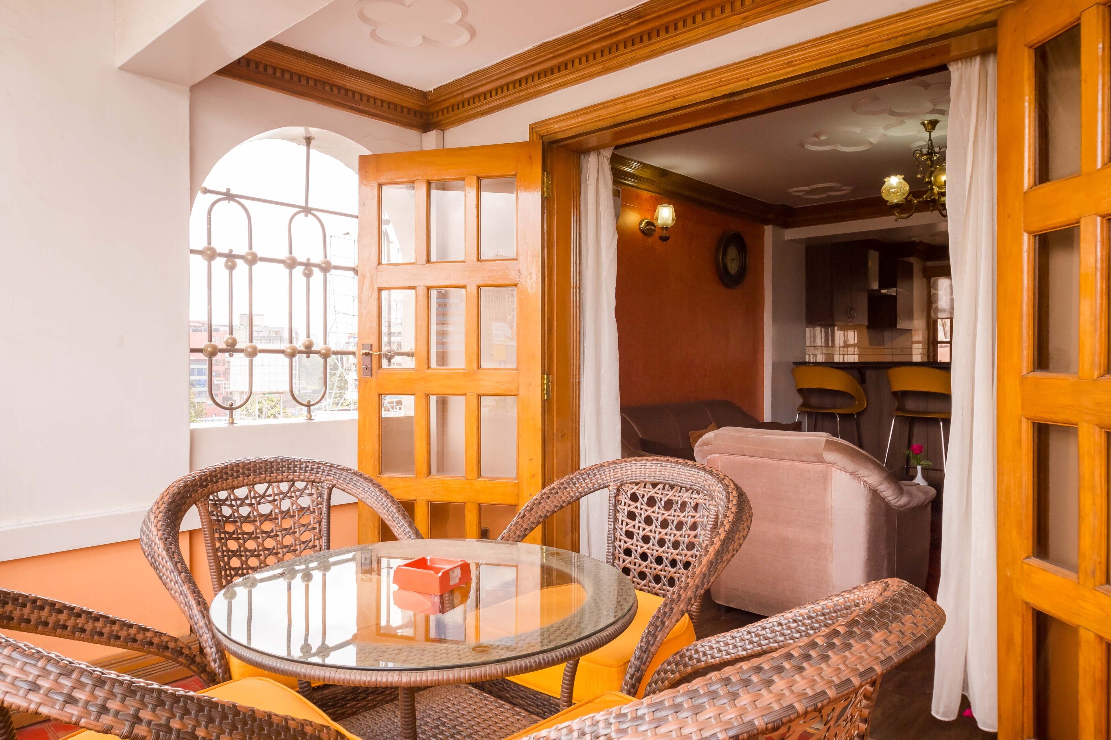 Pemandangan balkon