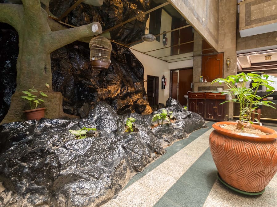 Breakfast, lunch and dinner served