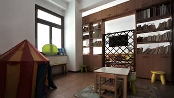 Sala de estar en el lobby