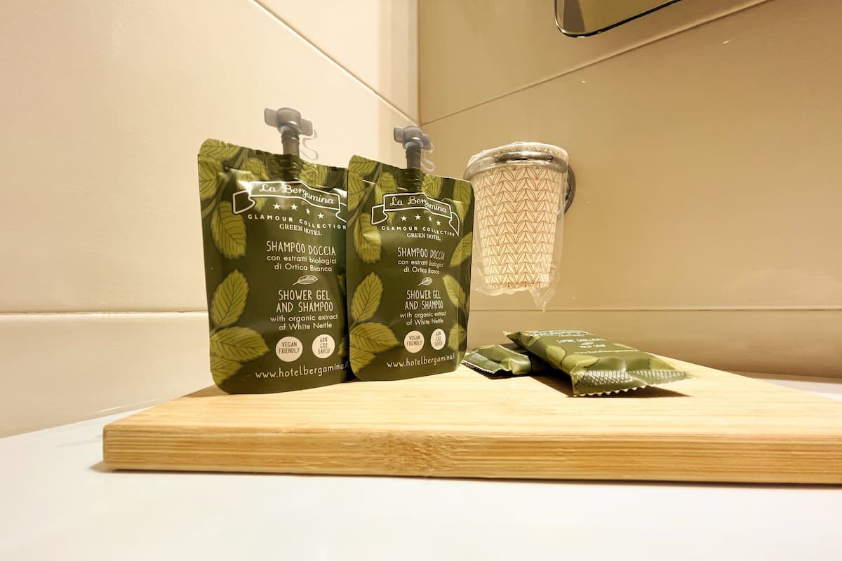 shower, free toiletries, hair dryer, bidet