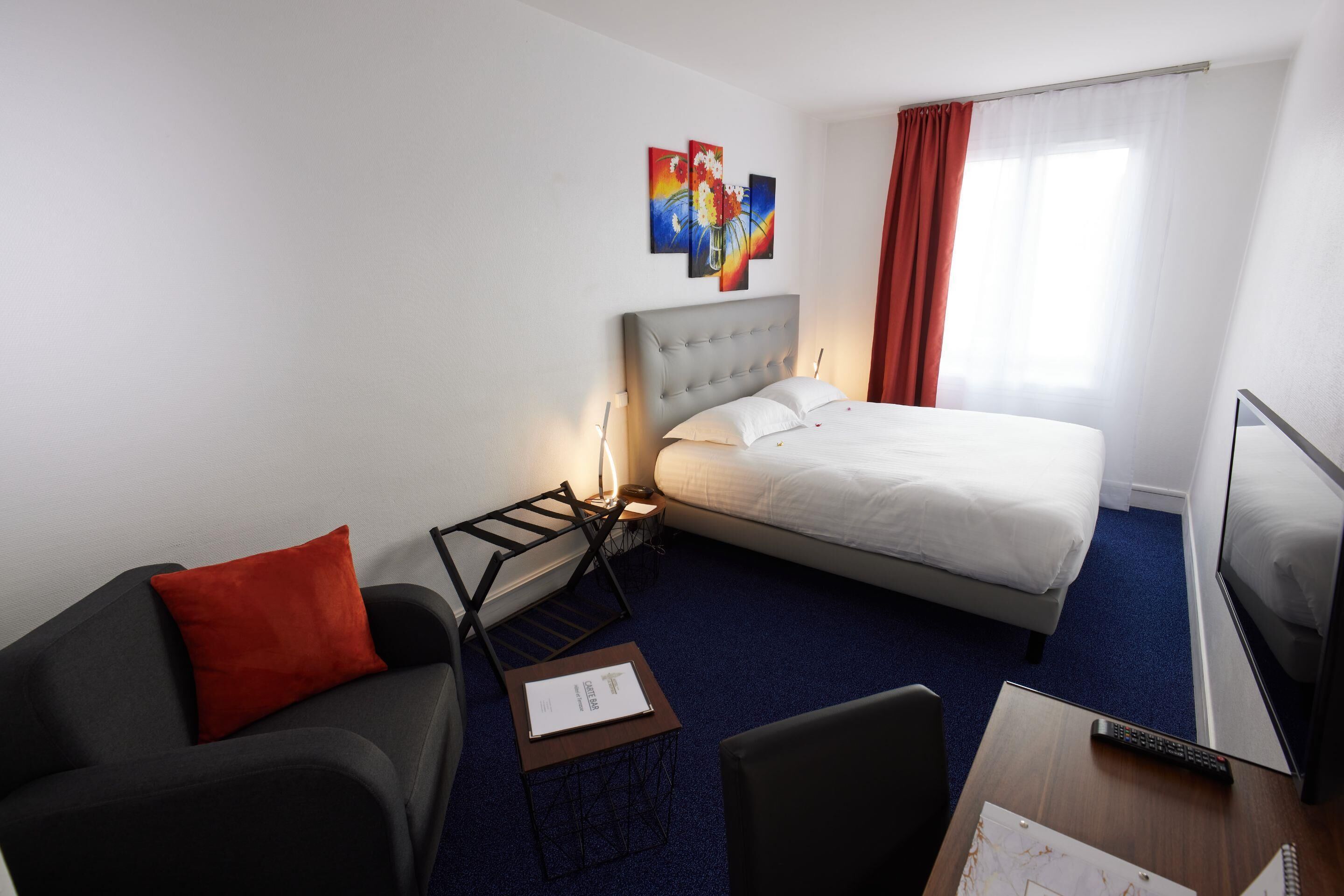 premium bedding, desk, iron/ironing board, free wifi