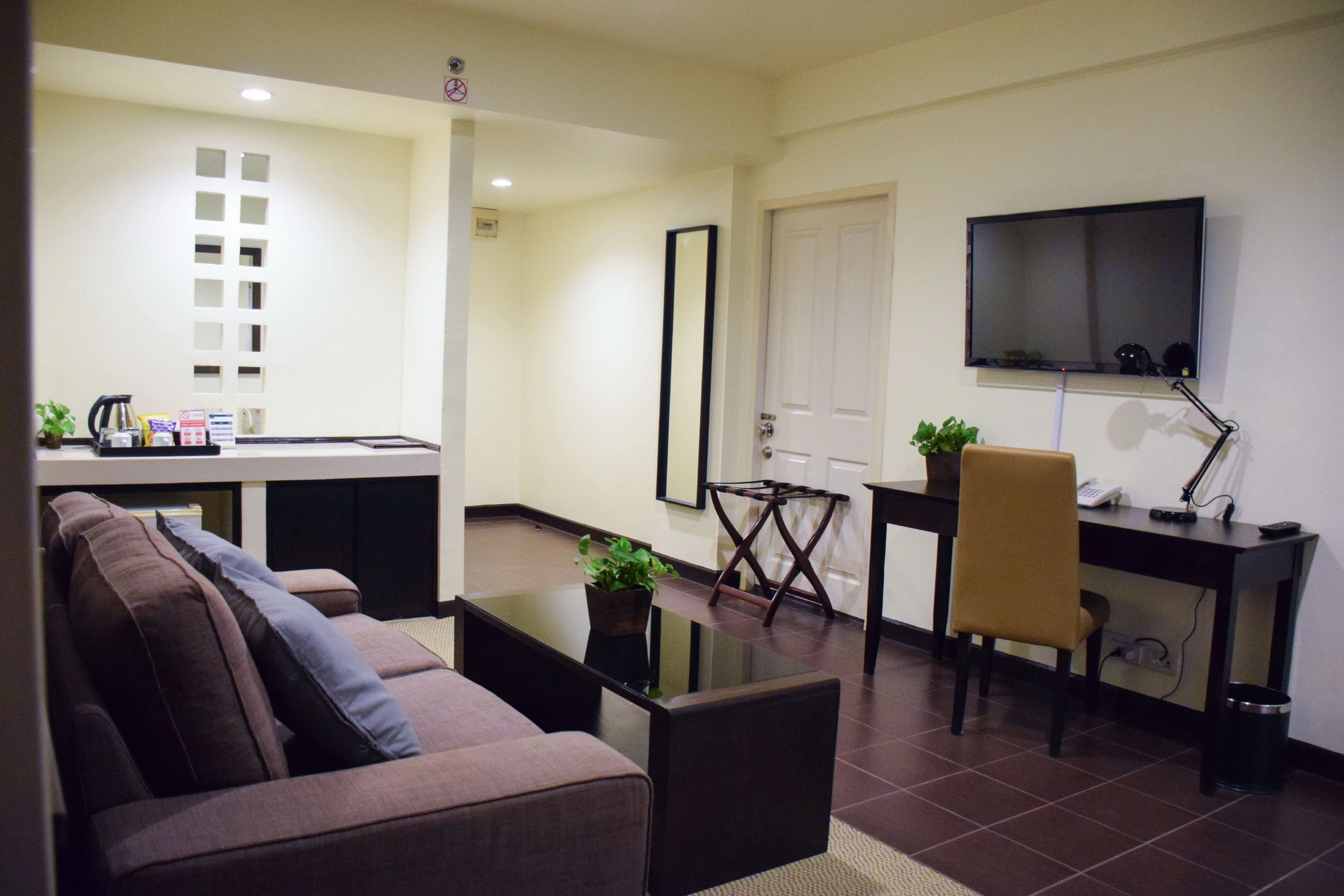 Free minibar items, in-room safe, desk, rollaway beds