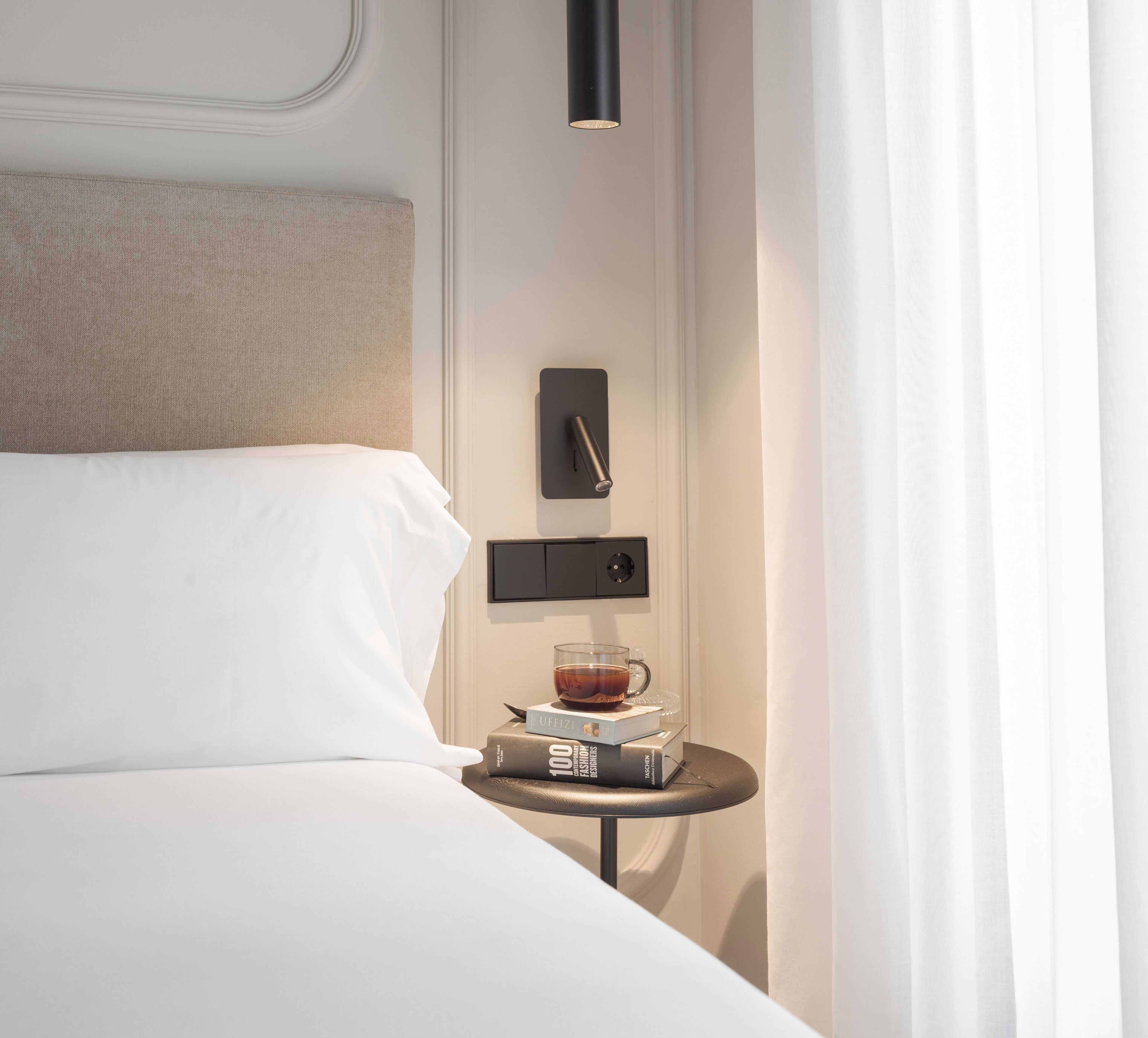 minibar, desk, blackout curtains, soundproofing