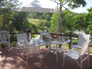 Breakfast, lunch, dinner served; Brazilian cuisine, pool views