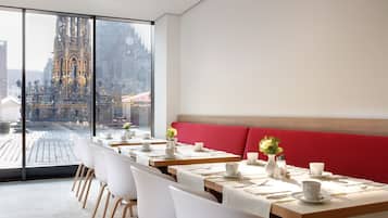 Daily buffet breakfast (EUR 17 per person)