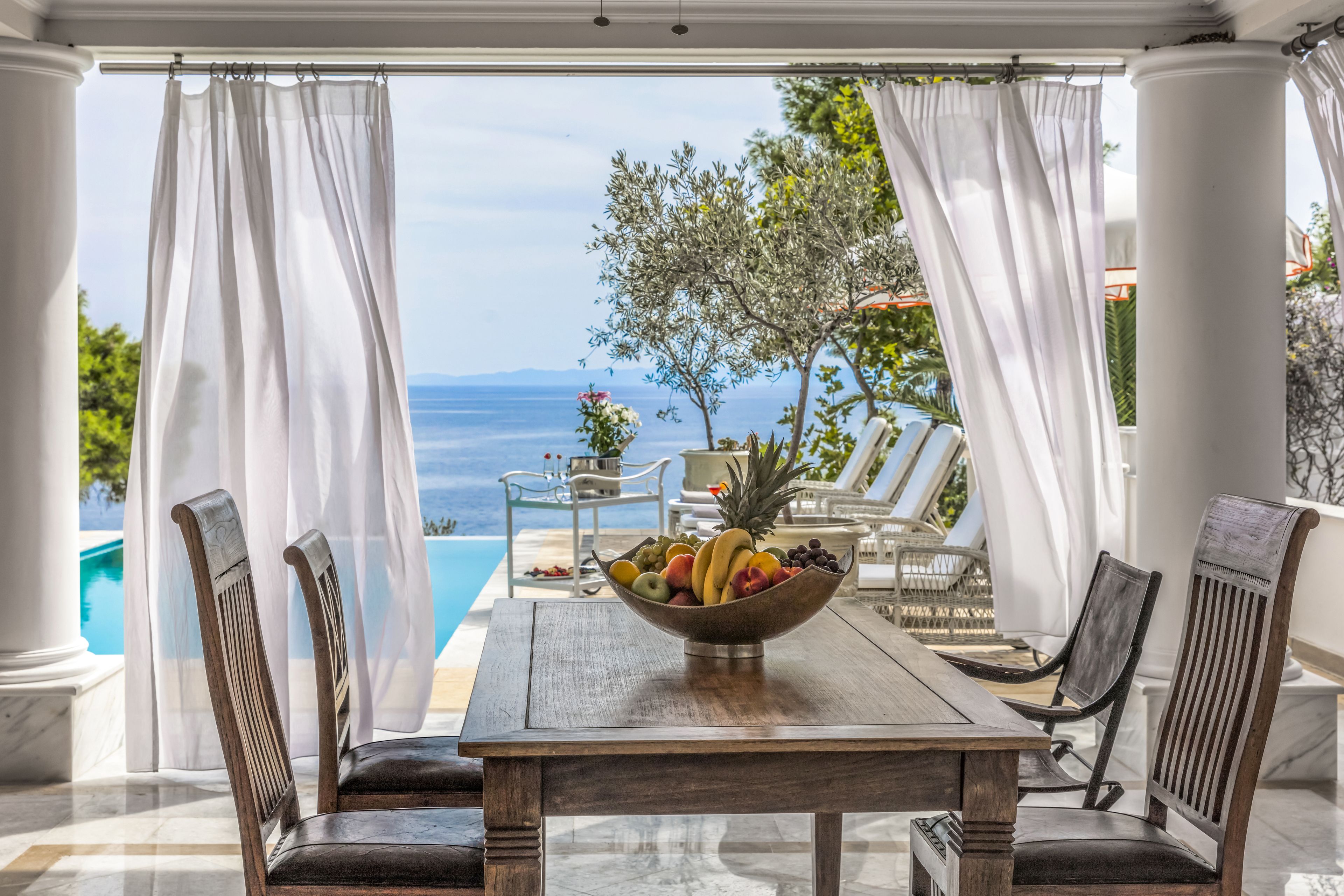 premier villa, sea view (mandarin) | terrace/patio
