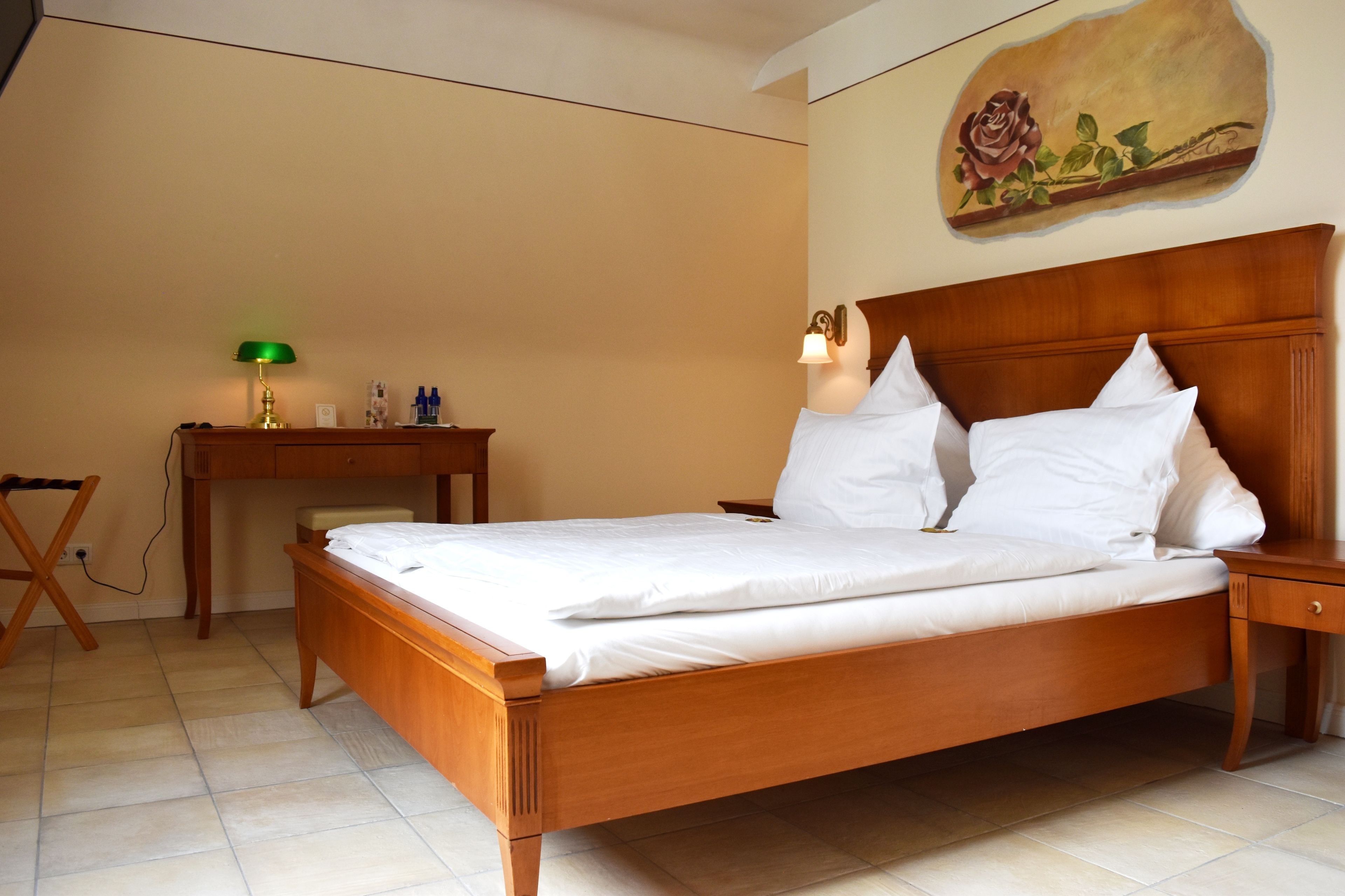 desk, blackout curtains, iron/ironing board, rollaway beds