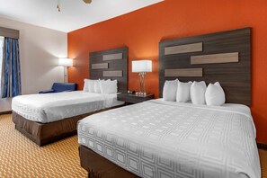 Standard Room, 2 Queen Beds, Non Smoking, Refrigerator & Microwave