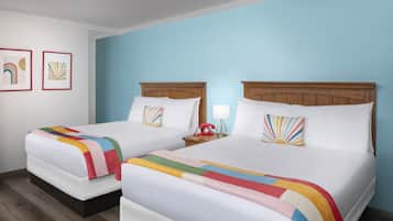 Standard Room, 2 Queen Beds | Free WiFi, bed sheets, wheelchair access