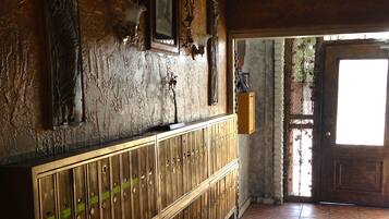 Interior entrance