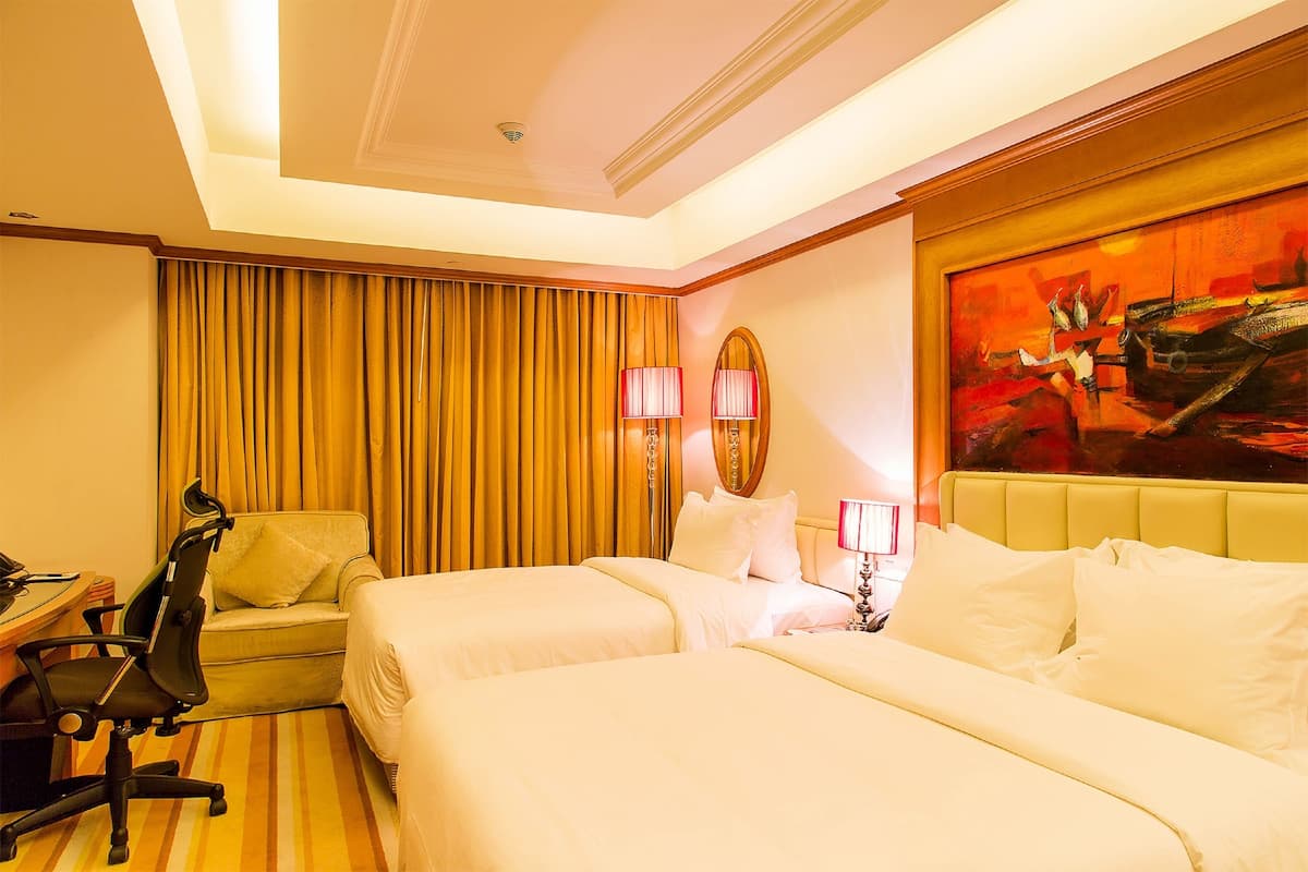 Deluxe-Zweibettzimmer, 2Â Einzelbetten, Nichtraucher, Seeblick