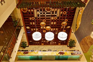 Mostrador para check-in y check-out