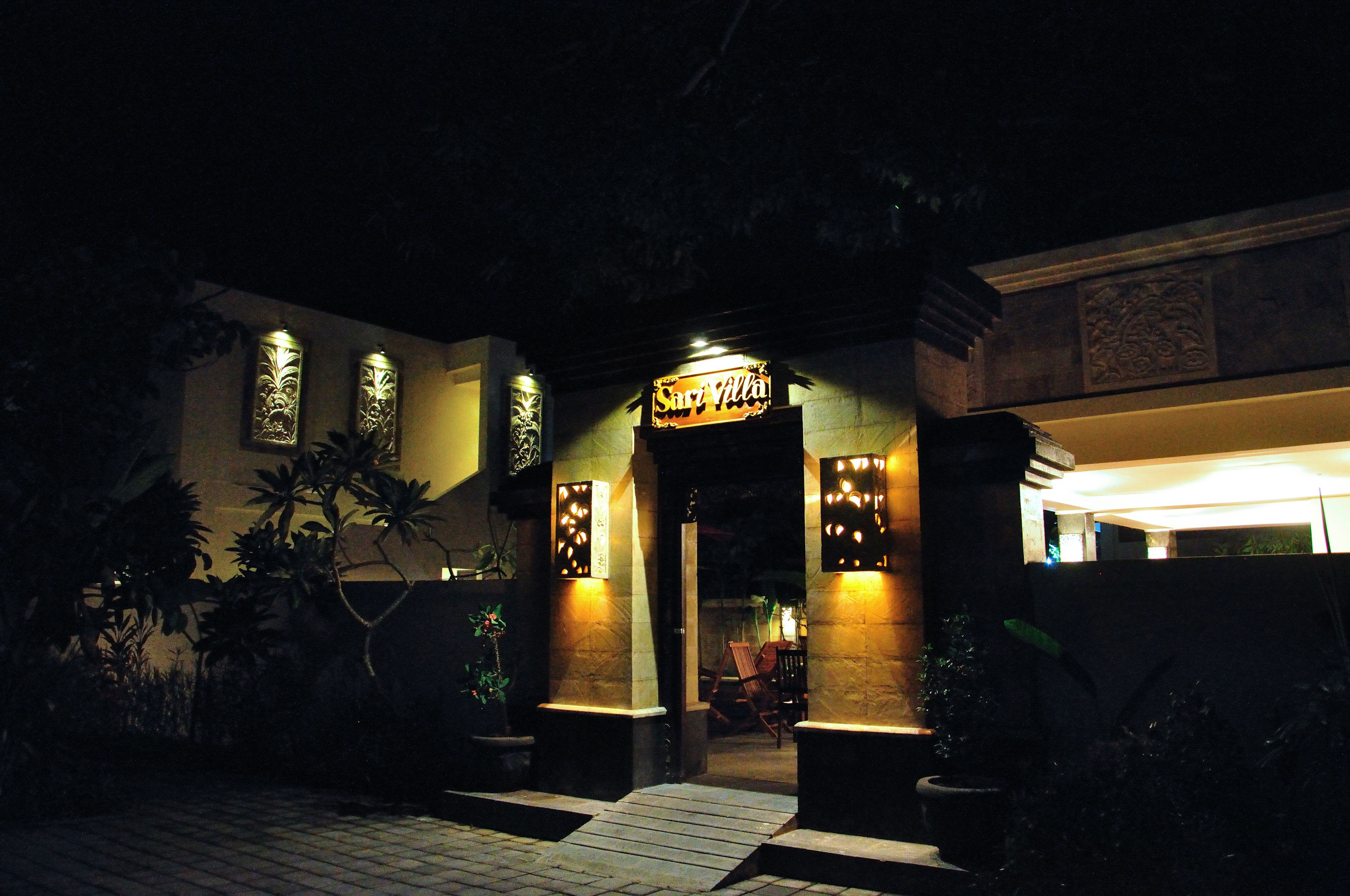 Front of property - evening/night