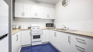 Lägenhet - flera sängar | Eget kök | Kylskåp, kaffe- och tebryggare och vattenkokare