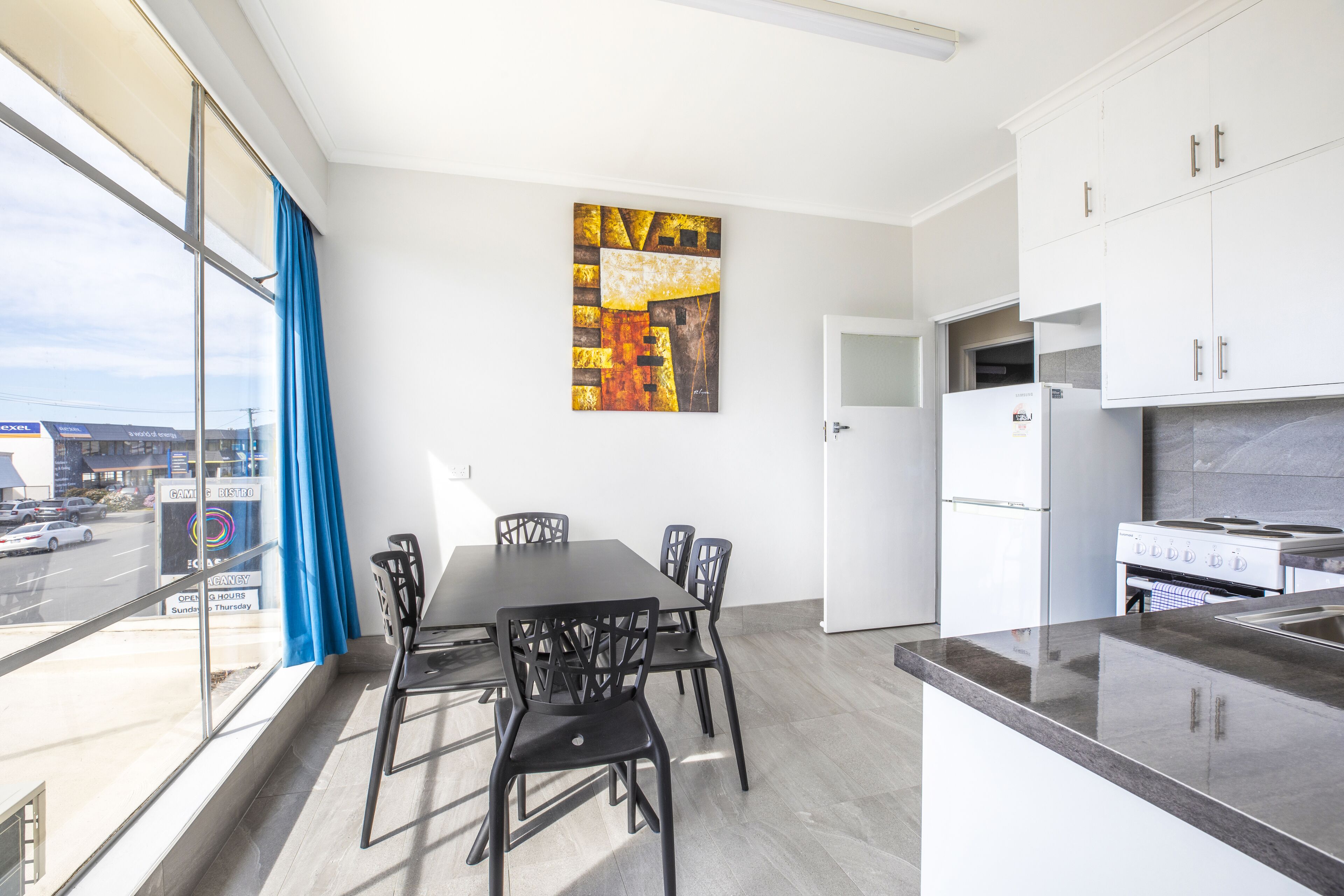 two bedroom apartment | private kitchen | fridge, coffee/tea maker, electric kettle