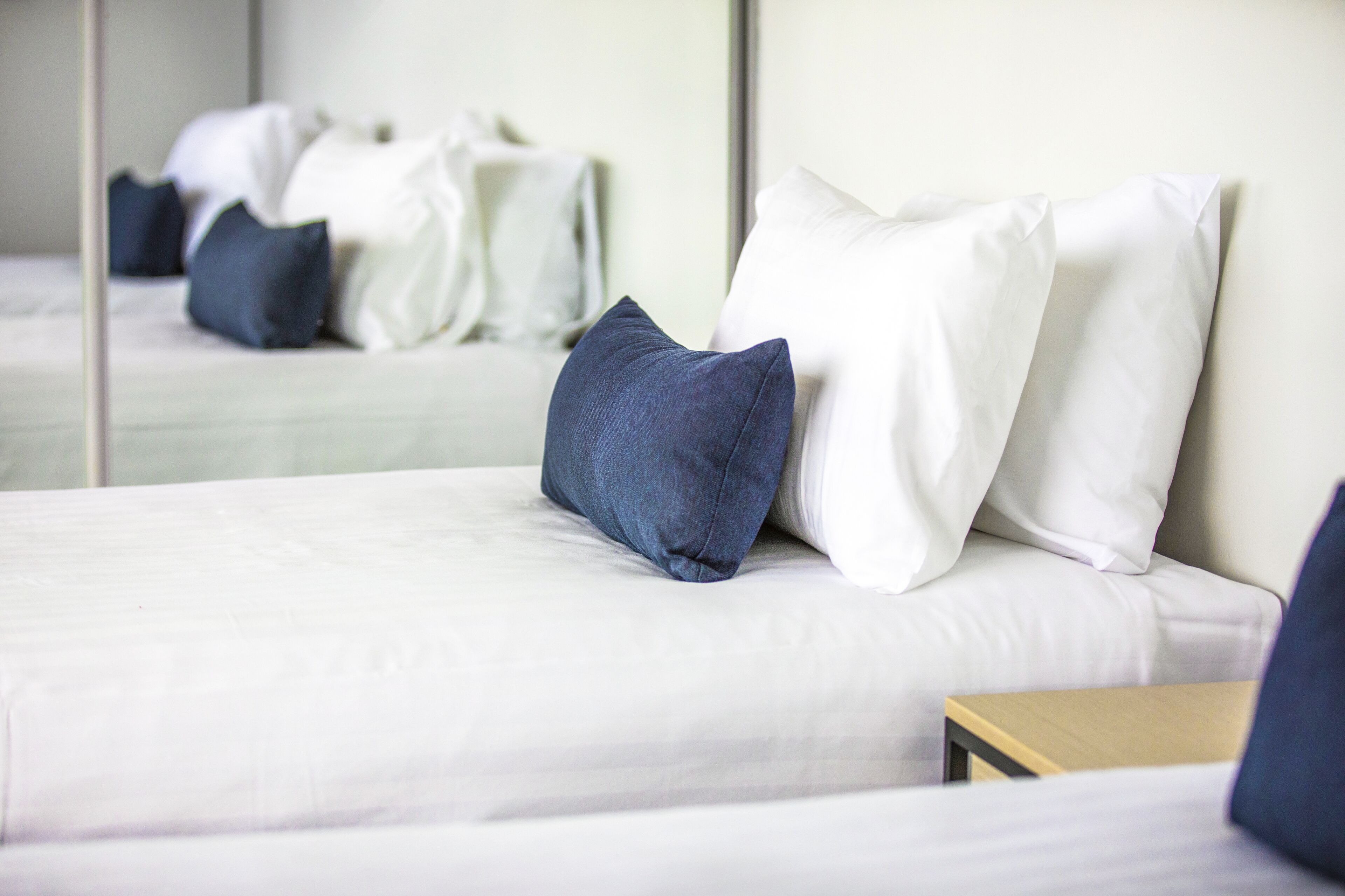 two bedroom apartment | desk, blackout curtains, iron/ironing board, free wifi