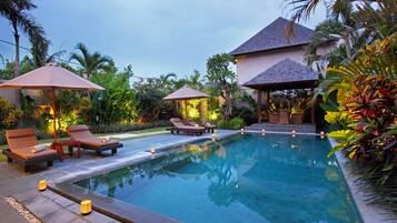 Villa, 2 slaapkamers, privézwembad (Frangipani) | Buitenzwembad