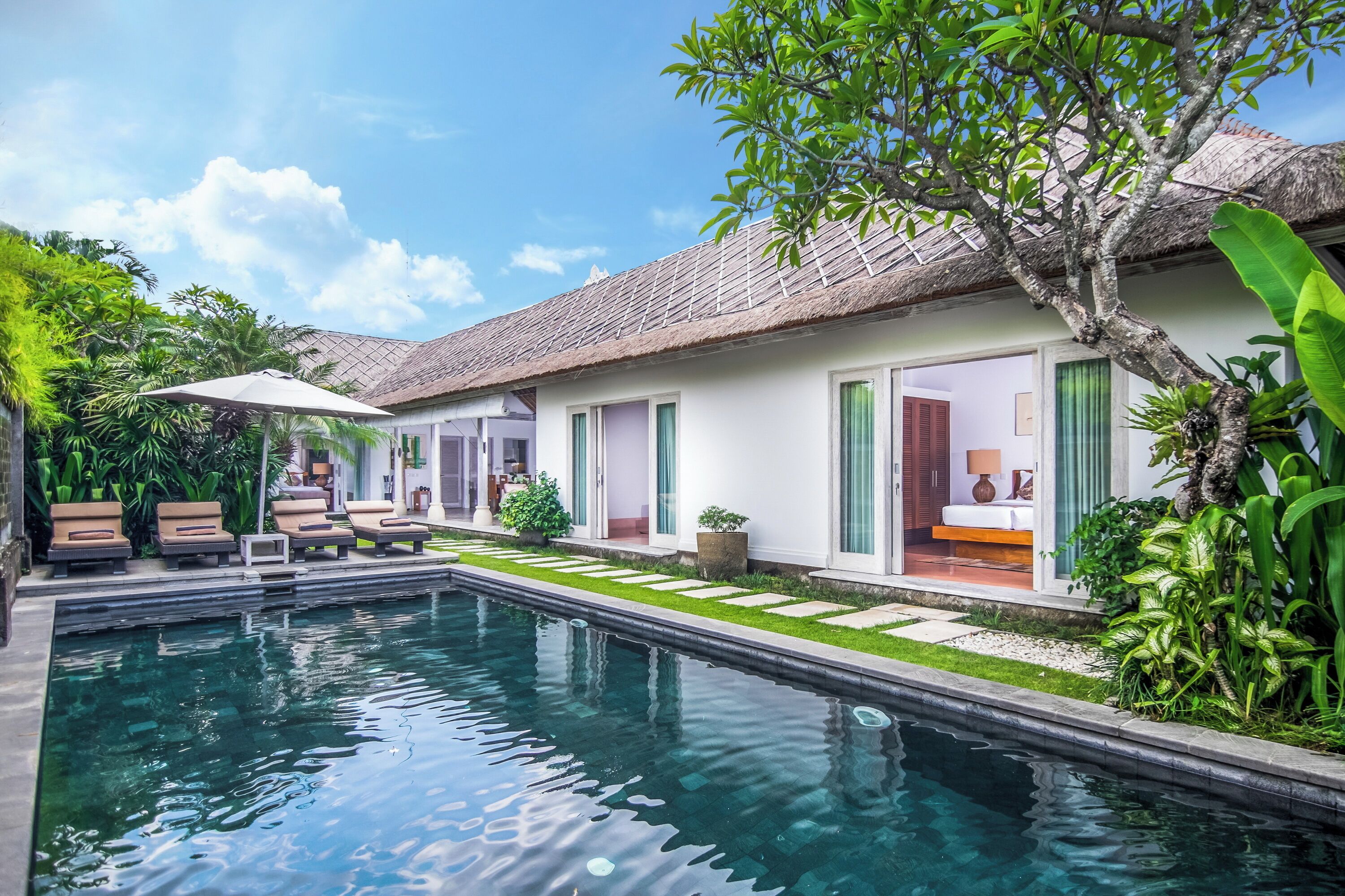 Villa - 3 sovrum - privat pool (Serene Palm) | Pool