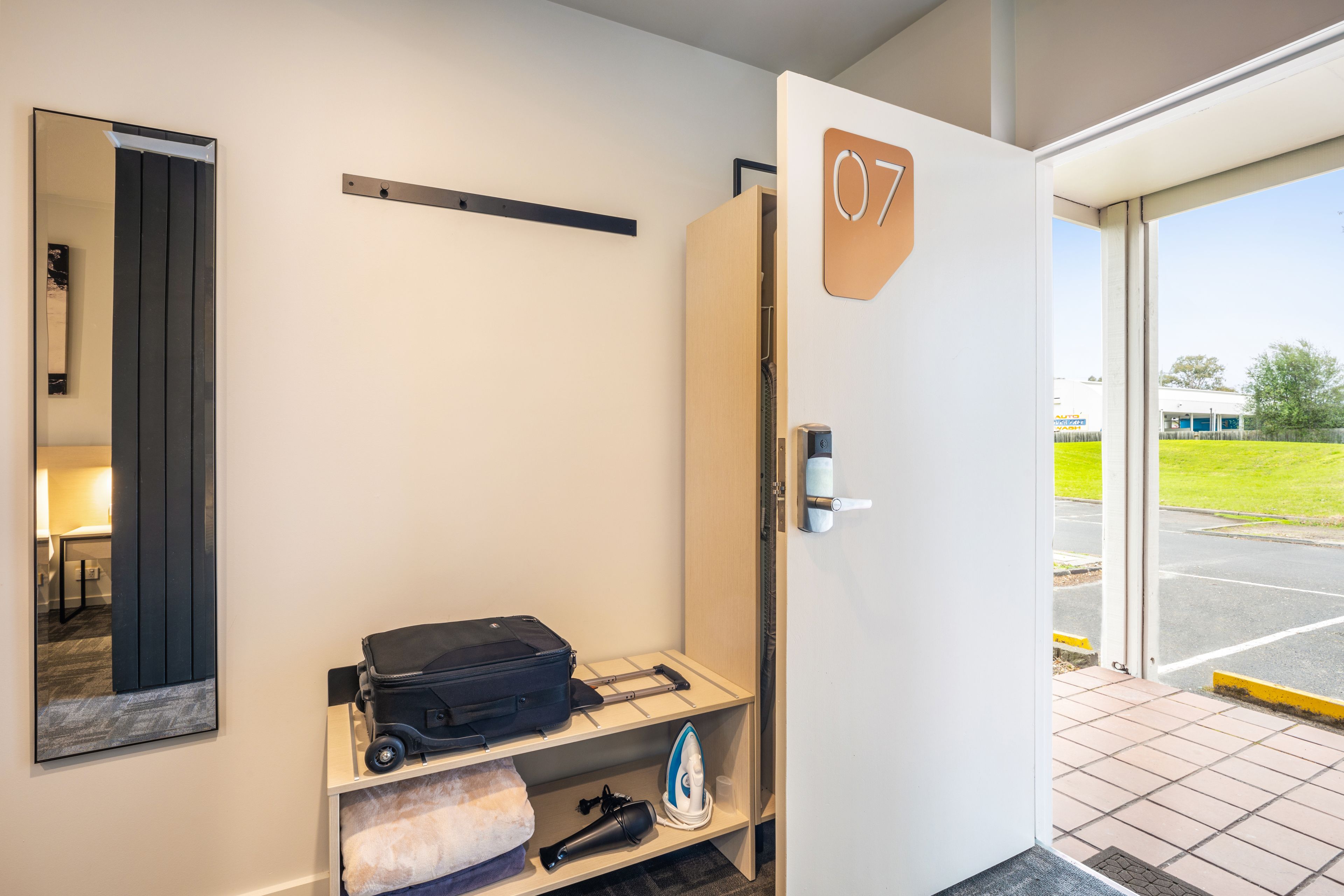 desk, iron/ironing board, free wifi, bed sheets