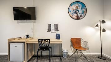 Desk, iron/ironing board, free WiFi, bed sheets