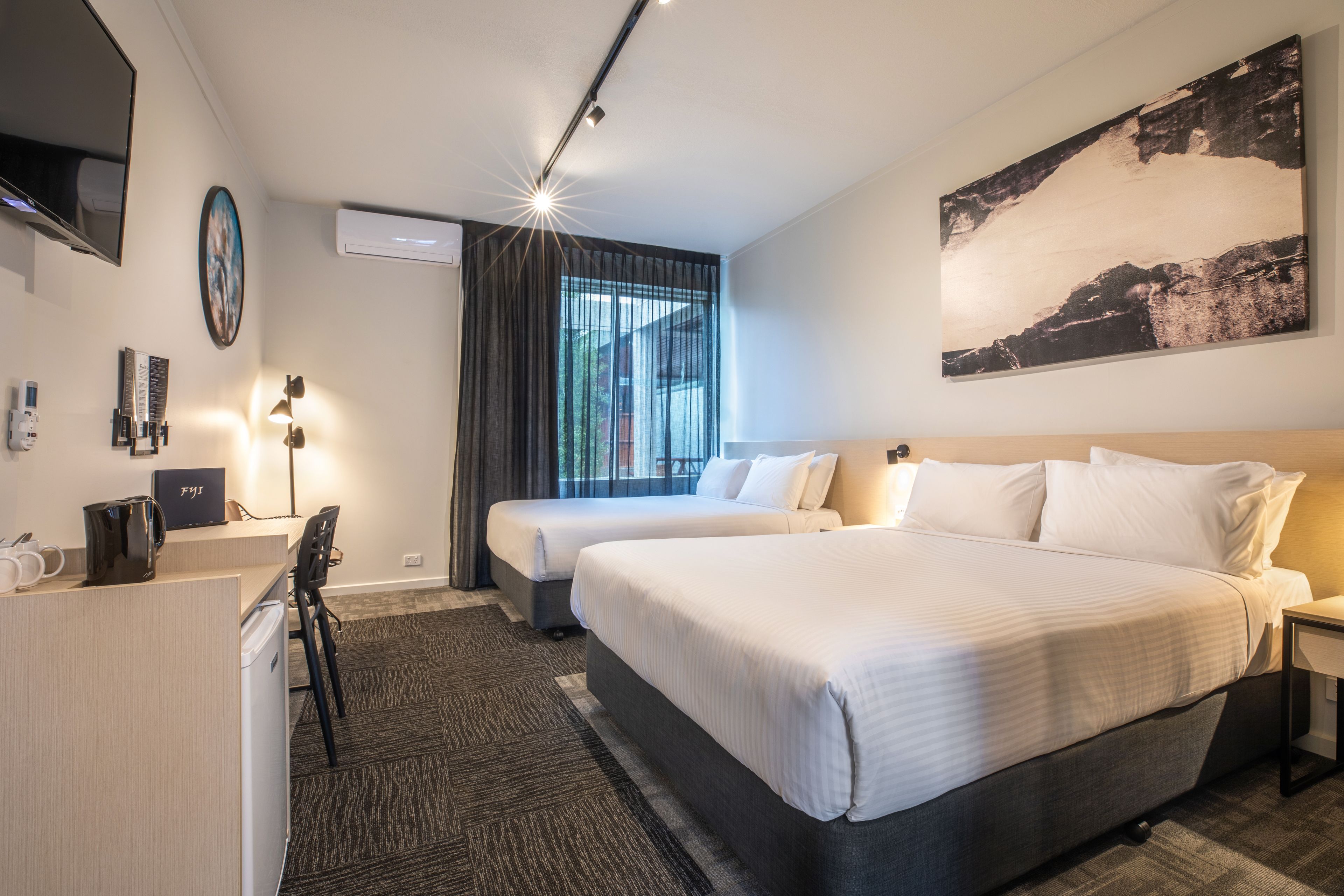 desk, iron/ironing board, free wifi, bed sheets