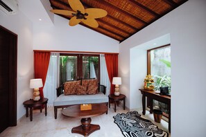 Luxury Villa, 1 Bedroom, Private Pool | Living area