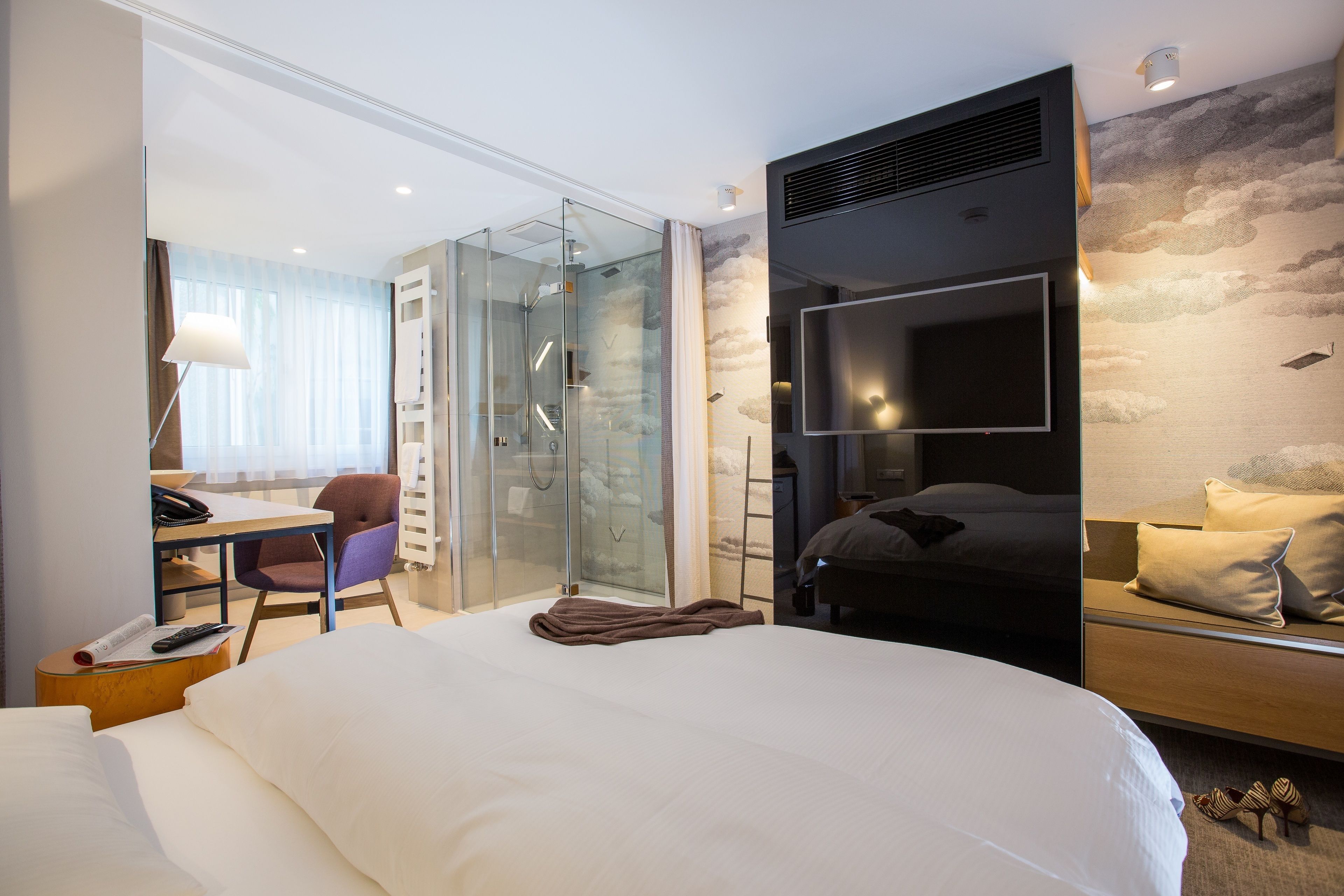 經典雙人房單人入住 | 高級寢具、舒適加層、客房內保險箱、布置獨特