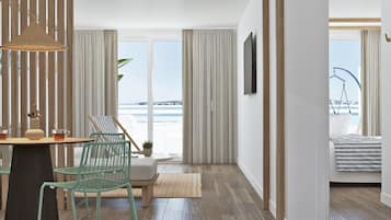 Superior Apartment, 1 Bedroom, Balcony, Sea View | In-room safe, free WiFi, bed sheets