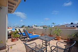 Executive Room | Terrace/patio - Hotel Delfin  (Playa del Carmen)