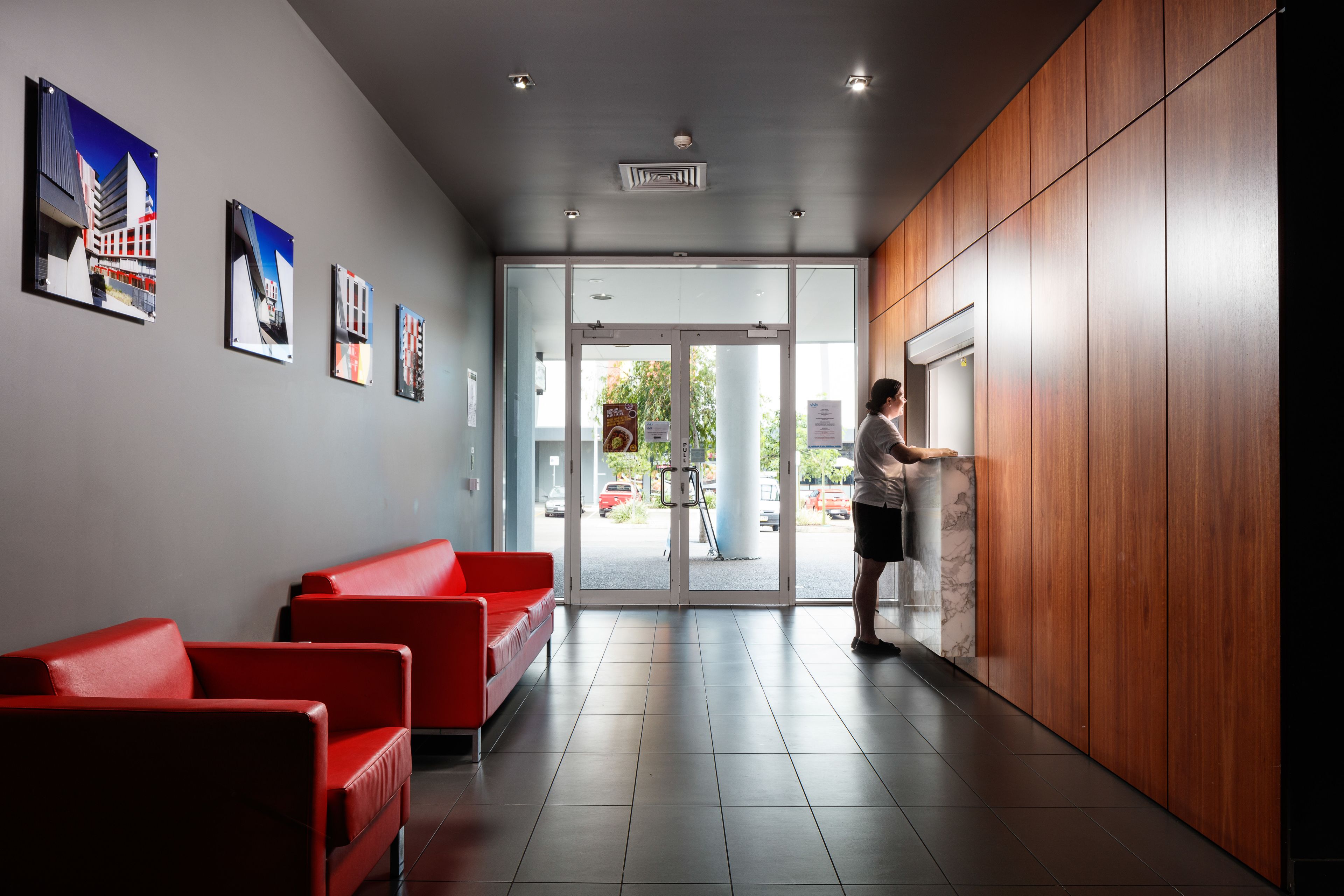 check-in/check-out kiosk