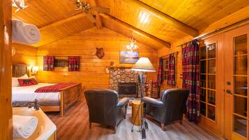Queen Cabin | 1 bedroom, individually decorated, individually furnished