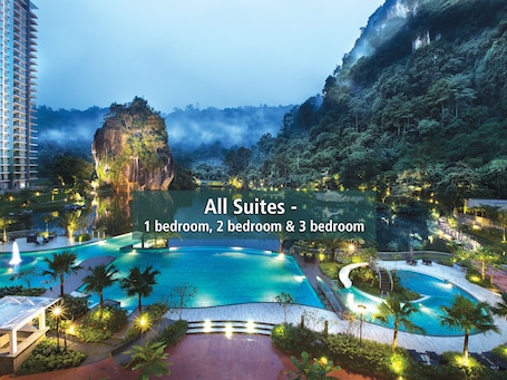 Front of property – evening/night. TUI BLUE The Haven Ipoh