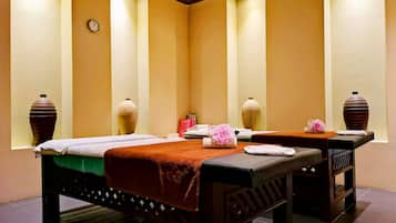 Body wraps, body scrubs, facials, massages