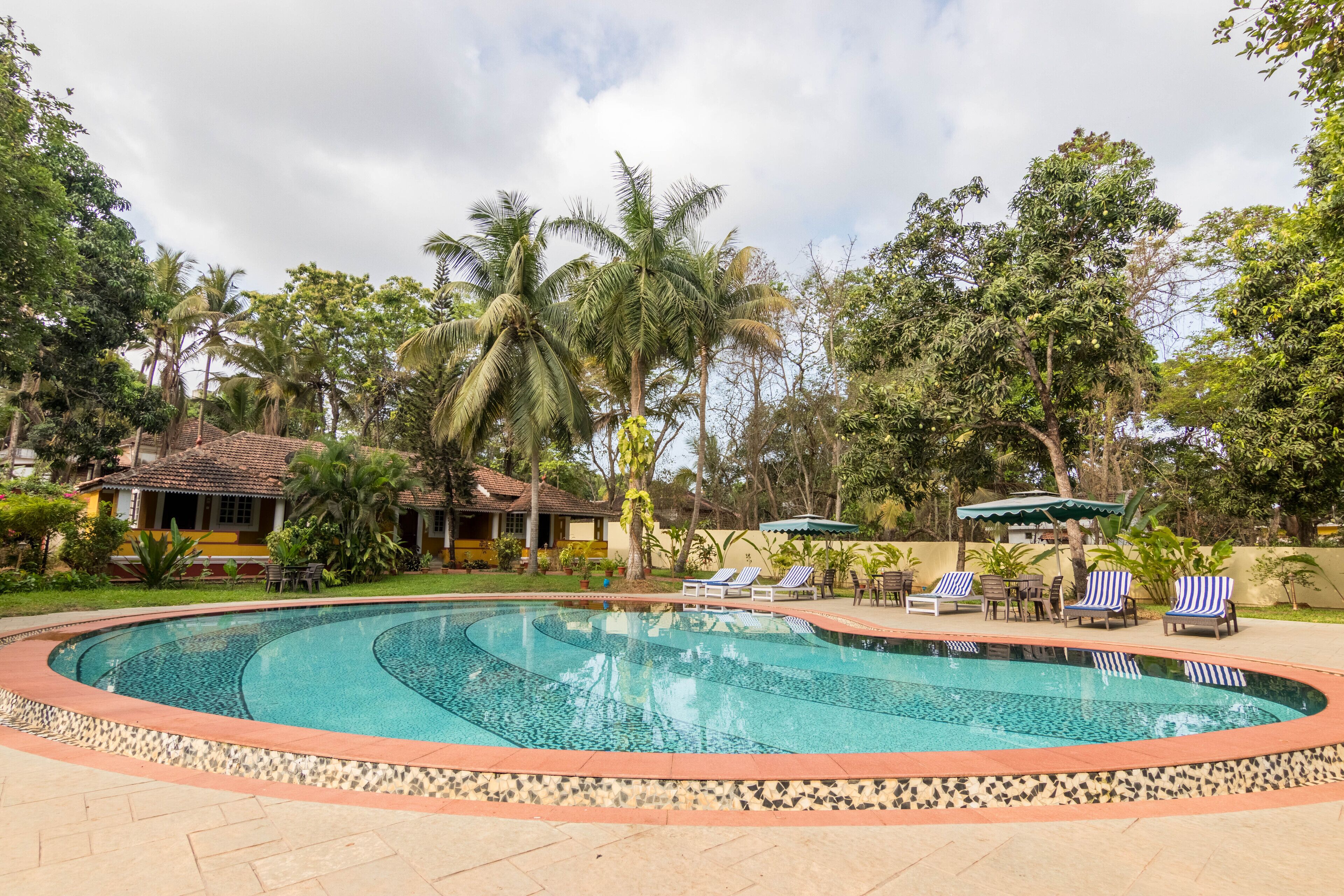 Outdoor pool, open 9:30 AM to 5:30 PM, sun loungers