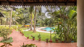 Vista para o jardim