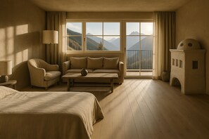 Quarto luxo, várias camas, acessível | 1 quarto, cofres nos quartos, escrivaninha