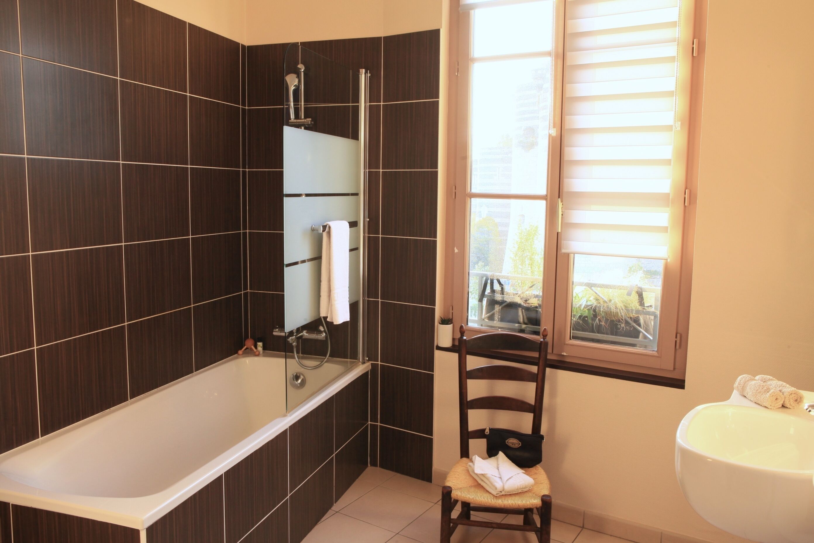 premium triple room (for 3) | bathroom | free toiletries, hair dryer, towels, soap