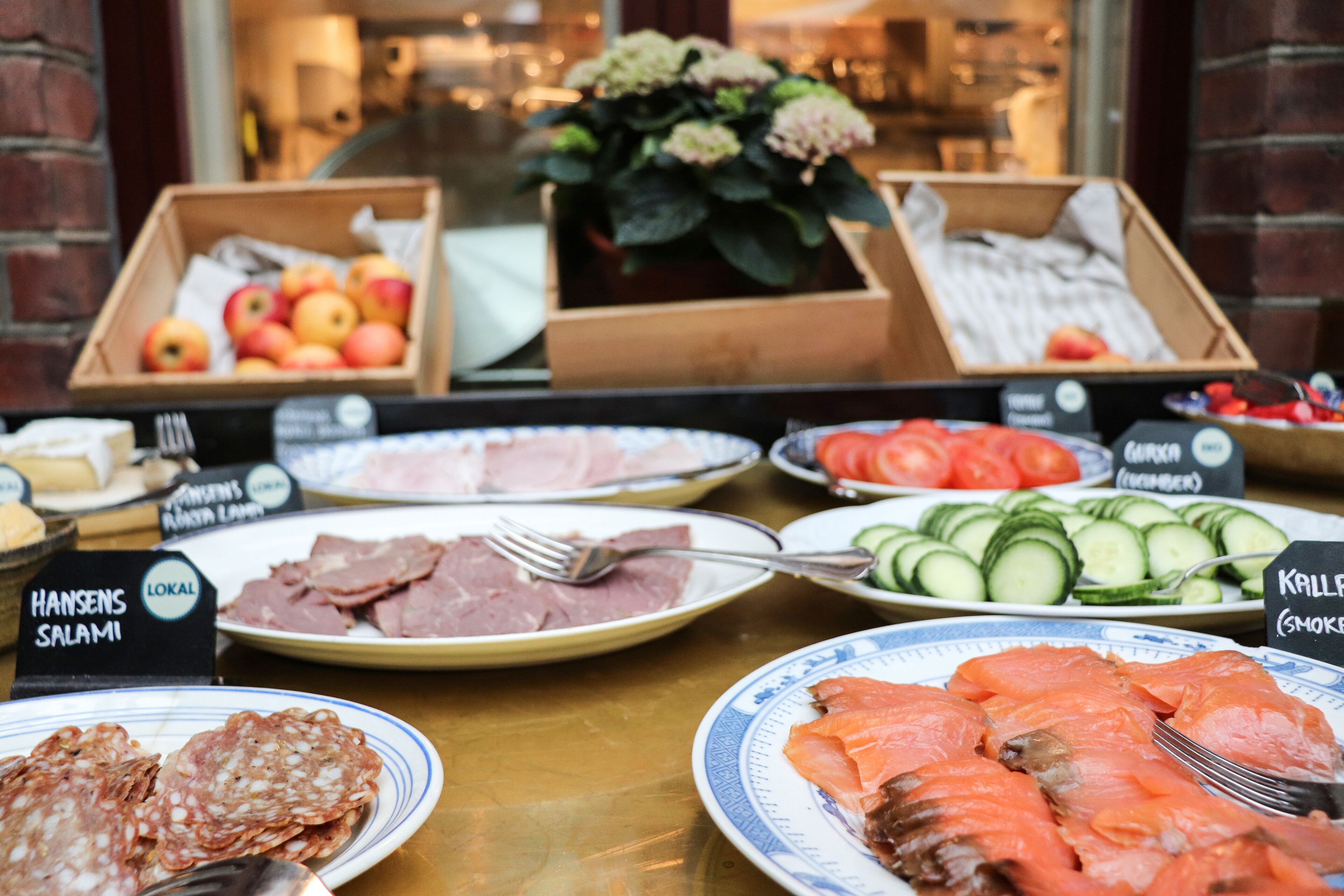 Frokostbuffé er inkludert hver dag