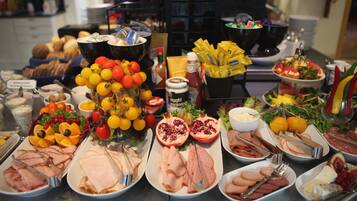 Frukostbuffé varje dag mot avgift