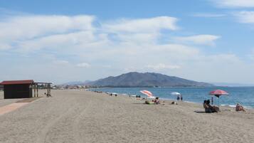 Uitzicht op strand/zee