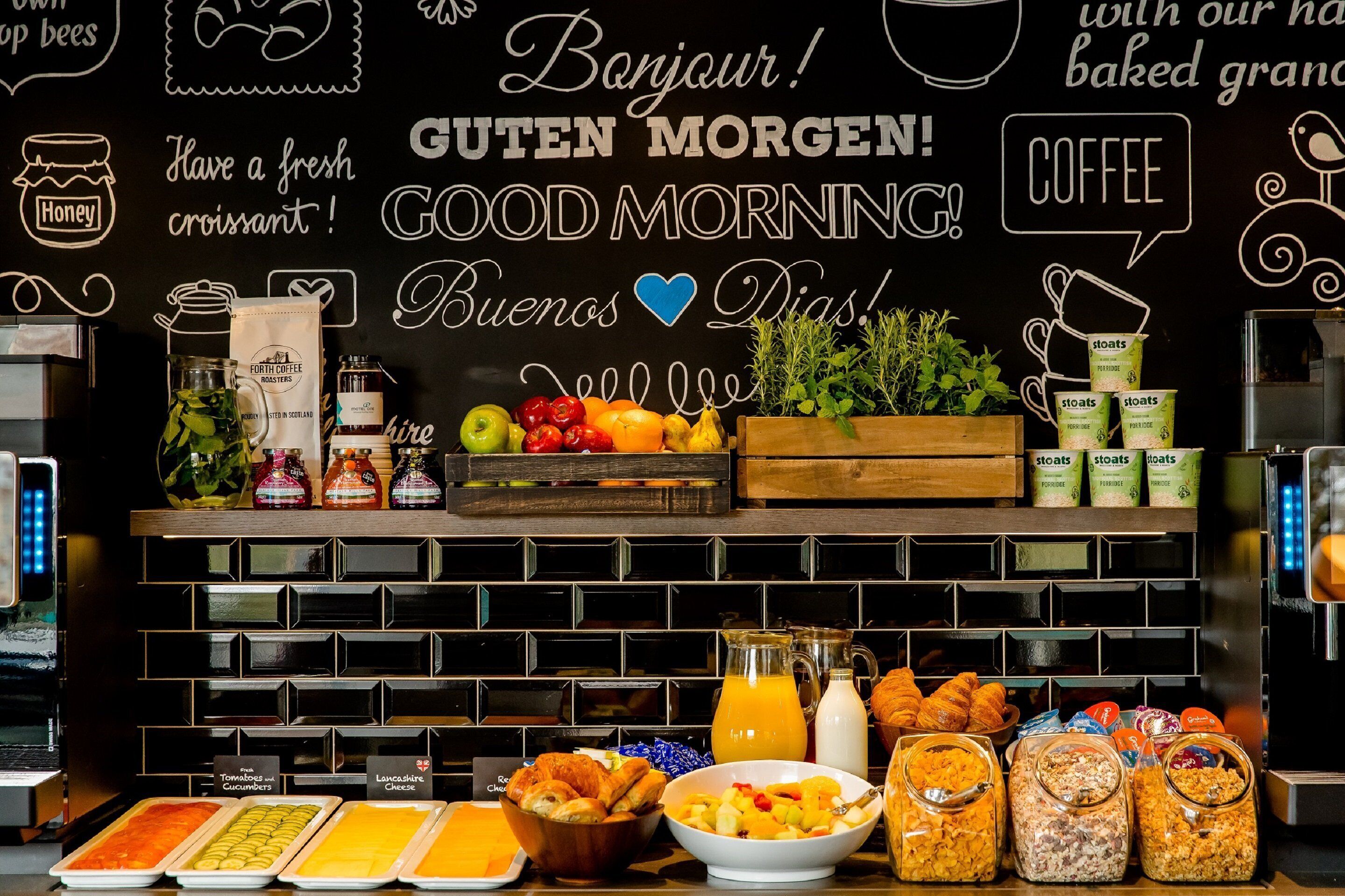 daily continental breakfast (gbp 13.90 per person)