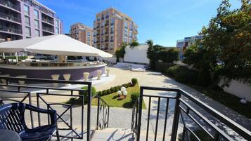 Family Apartment, Pool View (5 Persons) | Balcony view
