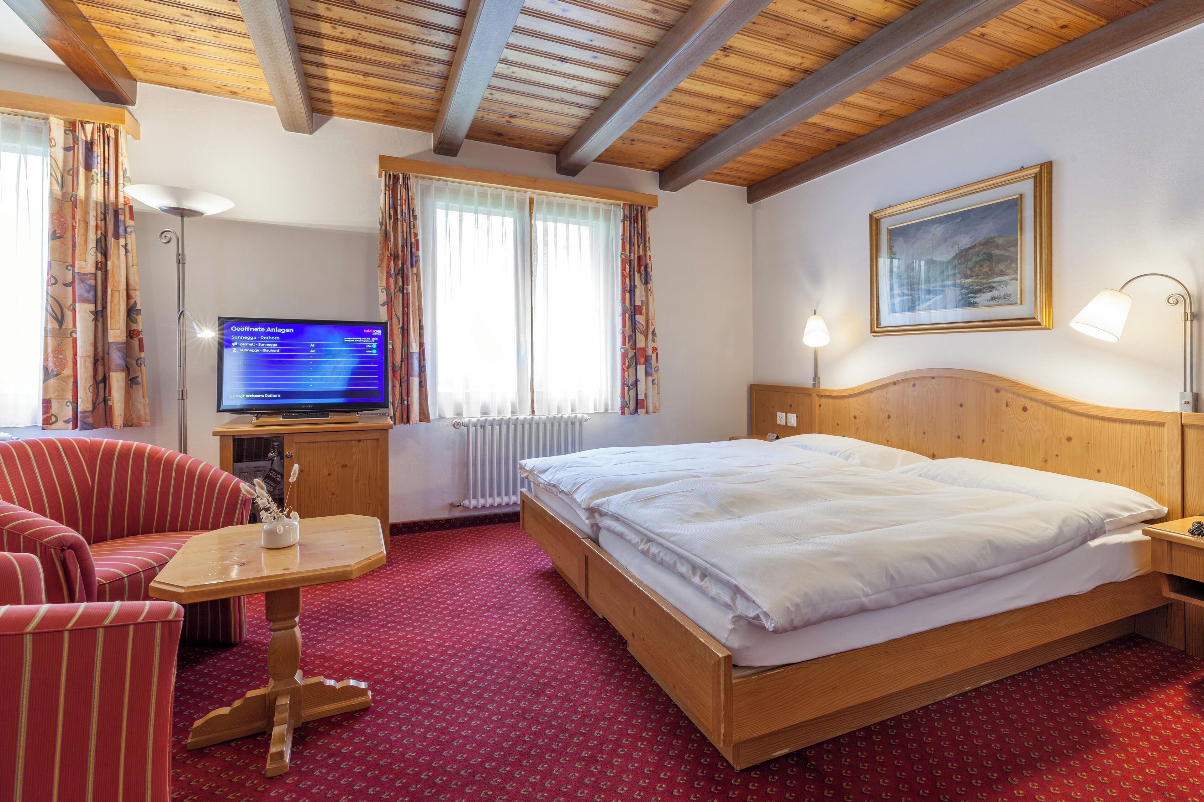 Double Room | Hypo-allergenic bedding, in-room safe, desk, laptop workspace