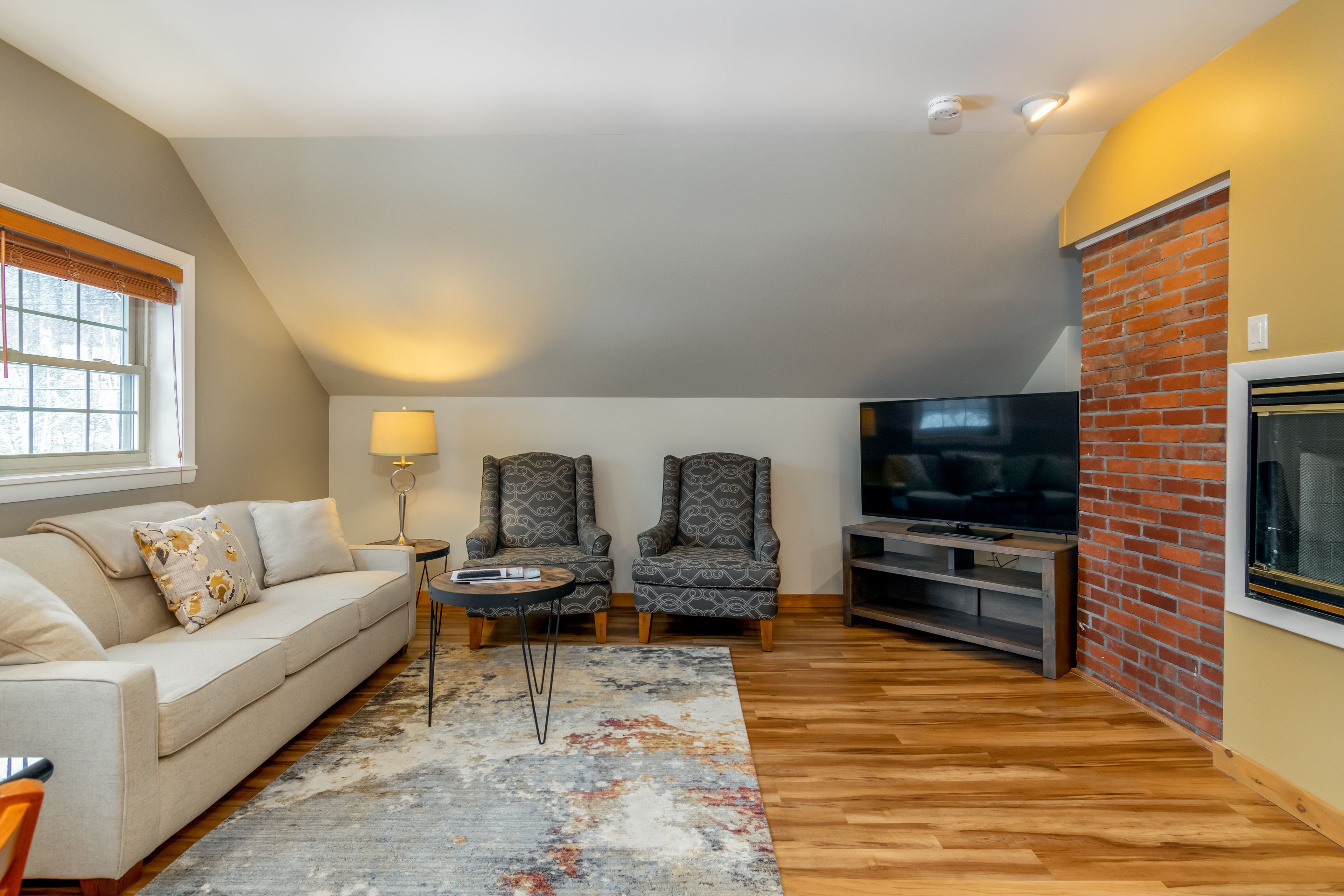 two bedroom condo main inn | living room | 43-inch smart tv with digital channels, tv