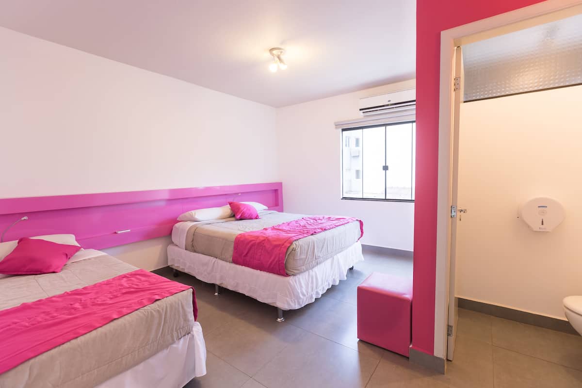Blackout curtains, rollaway beds, free WiFi, bed sheets