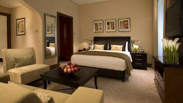 Hypoallergeen beddengoed, een kluis op de kamer, een bureau