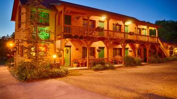 Front of property – evening/night