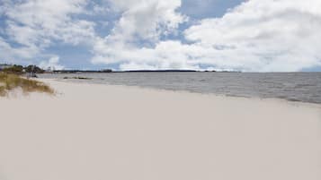 En la playa